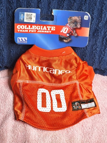 University of Miami Hurricanes Dog T-Shirt / Shirt / Costume NWT Size XS X Small