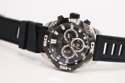 INVICTA Coalition Forces Men 52.5mm Stainless Steel Silver Black+Silver dial