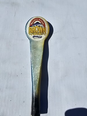 Skagit River Brewery Brown Ale Beer Bar Tap Handle  Collectible Breweriana