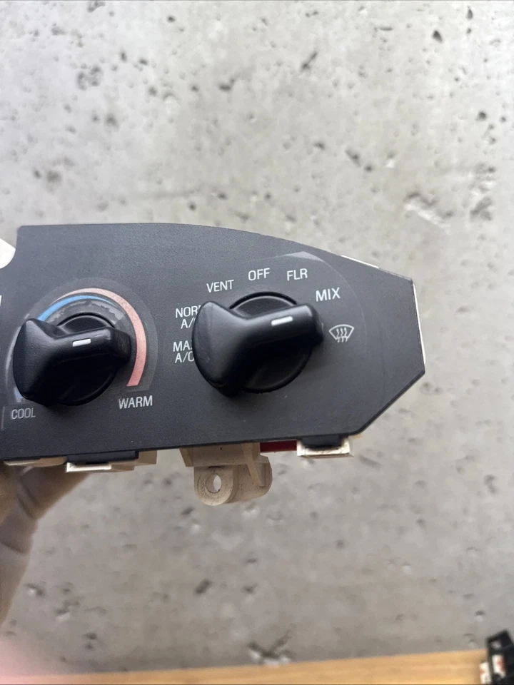 1997-2003 Ford Van Econoline E150 E250 E350 interruptor de controle do aquecedor ventilador traseiro - Imagem 2 de 4