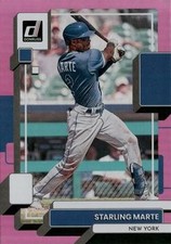 Starling Marte 2022 Donruss #206 Holo Pink New York Mets