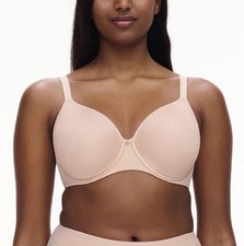 Chantelle Comfort Chic Back Smoothing Bra Rose 18JNV New Size 34C