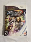 Soul Calibur Legends (Nintendo Wii, 2007) Complete With Manual
