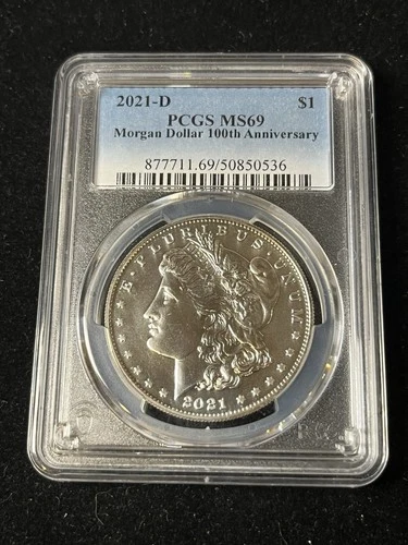 2021d morgan silver dollar pcgs ms69