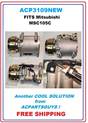 NEW AC Compressor MSC105C FOR Mitsubishi AKC011H552D AKC200A551J