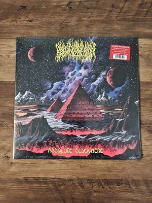 Blood Incantation Absolute Elsewhere LP Transparent Red 180g Vinyl Poster SEALED
