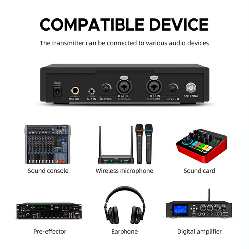 Stereo in-Ear Monitor System Stage Recording ST-102for Studio Drummer Instrument - Picture 17 of 23
