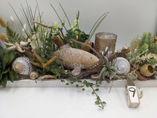 Sommergesteck maritim Teelicht Schnecke Seest...