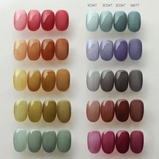 FROM THE NAIL Maple Syrup Gel Nail Polish 10 Colors Set Sheer Glossy Korean