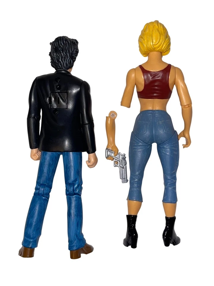 Figuras de acción sueltas de 6" 2000 DC Direct Preacher Vertigo Jesse Custer y Tulipán Foto 2 de 4