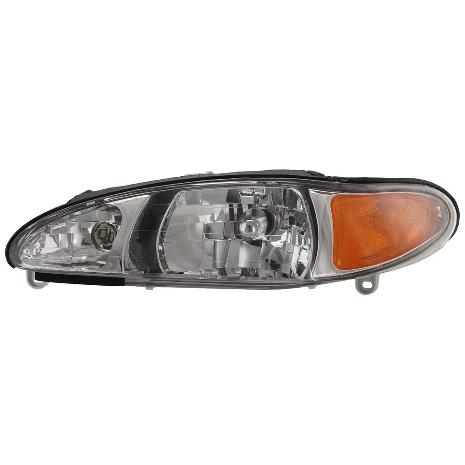 For 1997-1999 Tracer Front Left Headlight Amber & Clear Plastic XS4Z 13008 BA V - Imagem 4 de 4