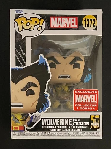 Funko Pop! Wolverine Fatal Attractions #1372 Marvel Collector Corps Exclusive