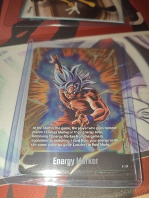 Son Goku Energy Marker E-127 Silver Dragon Ball Fusion World Englisch