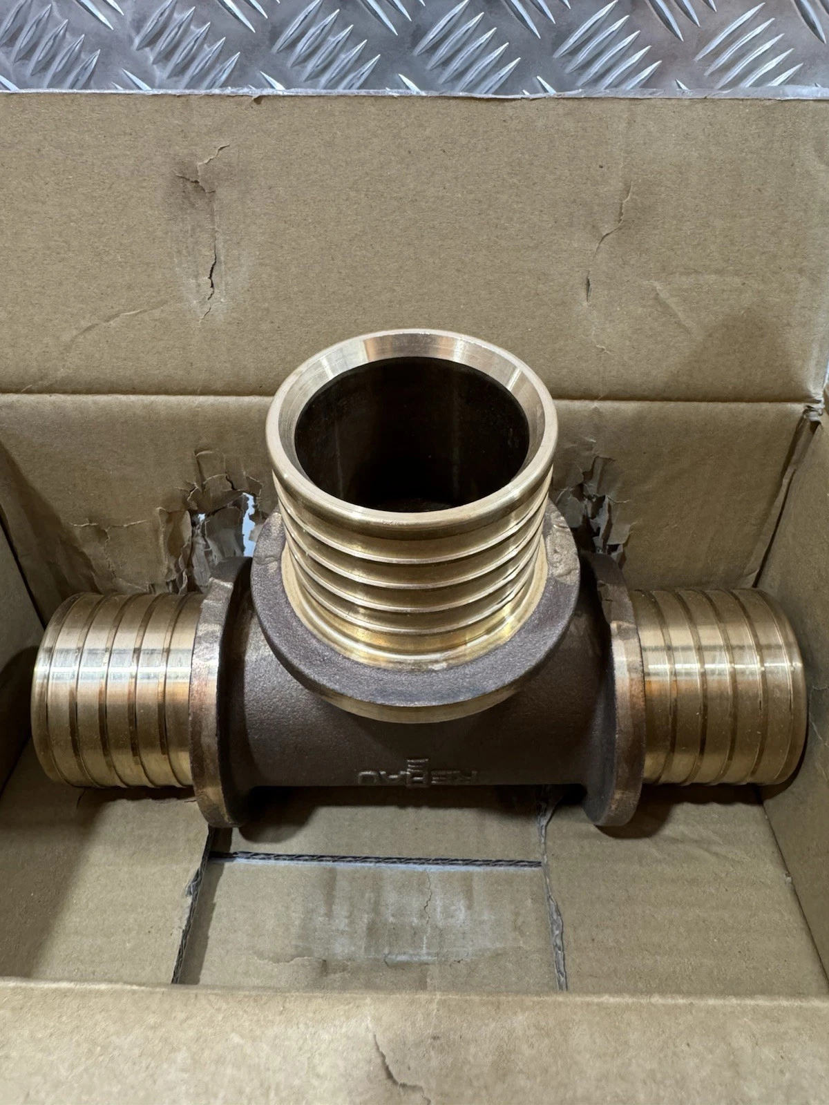 REHAU T-Piece SDR 11 Brass 75 x 6.8 12219461001 221946-001 Brand New 5