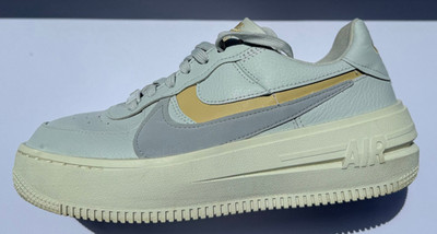 Nike Air Force 1 Low Damen 40 Hellblau Beige AF1 Sneaker Leder Schuhe