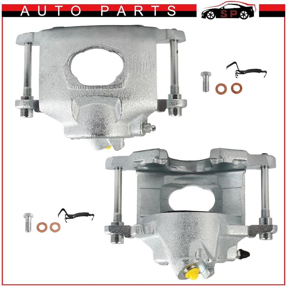 2x Front Left Right Disc Brake Calipers For 1973-1976 Chevy Malibu Monte Carlo - Image 4 of 4