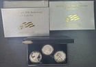 20th Anniversary ASE Set Uncirc. Proof & Rev Proof-1 oz .999 Fine Silver Each #3
