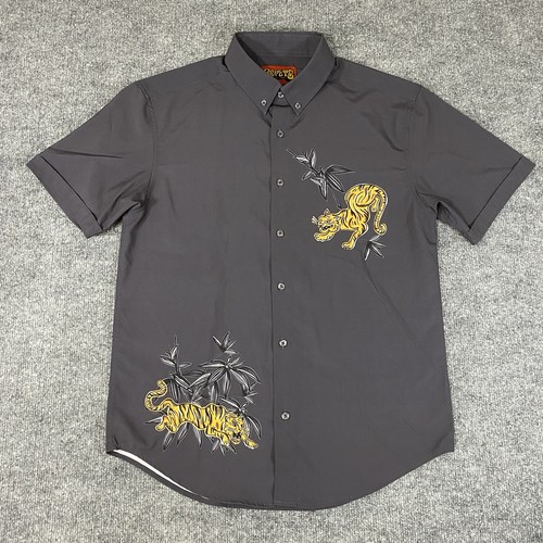 RSVLTS Night Moves Kunuflex Retro Pack Shirt Mens Medium Button Up