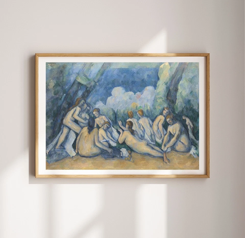 Art print Cezanne Grand Bathers giclee poster gallery wall art painting - Image 3 of 4