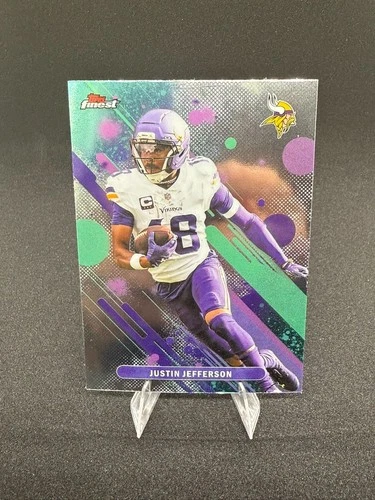 2025 Topps Finest Justin Jefferson Common Vikings #90