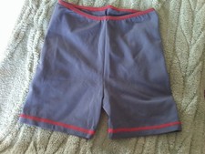 BNWT girls ladies dance fitness outfit shorts free size grey red