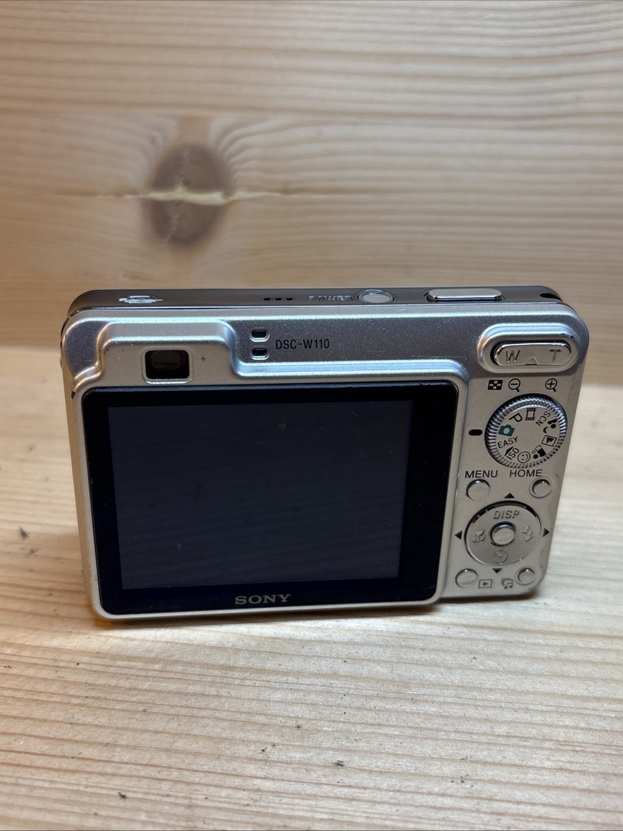 Sony Cyber-shot DSC-W110 シルバー 動作確認済 デジカメ Sony Cyber-shot DSC-W110 7.2MP Digital Camera - Silver for