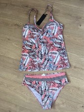 Aottori UK 10-12 M Tankini Swimsuit Women's Two-Piece Bikini Set Swimsuit New UK