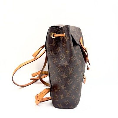 Louis Vuitton Montsouris Monogram Canvas Backpack - Brown