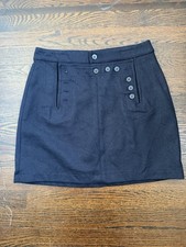 Vintage Polo Ralph Lauren Polo Jeans Woman Wool Skirt Rare Size 6 RL Lauren