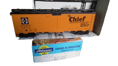 Athearn 5022 ATSF Sante Fe Chief  40 Ft Ho Reefer  Car - NIB