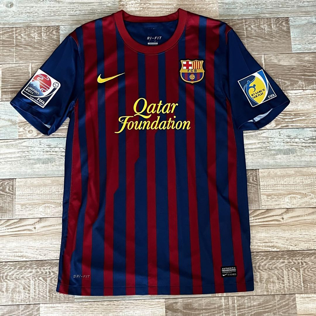 NIKE - 正規品　Barcelona 2011/12 ホームユニホーム　メッシ　10番 NIKE ナイキ FCバルセロナ 10/11 レプリカ 10.MESSI メッシ NIKE