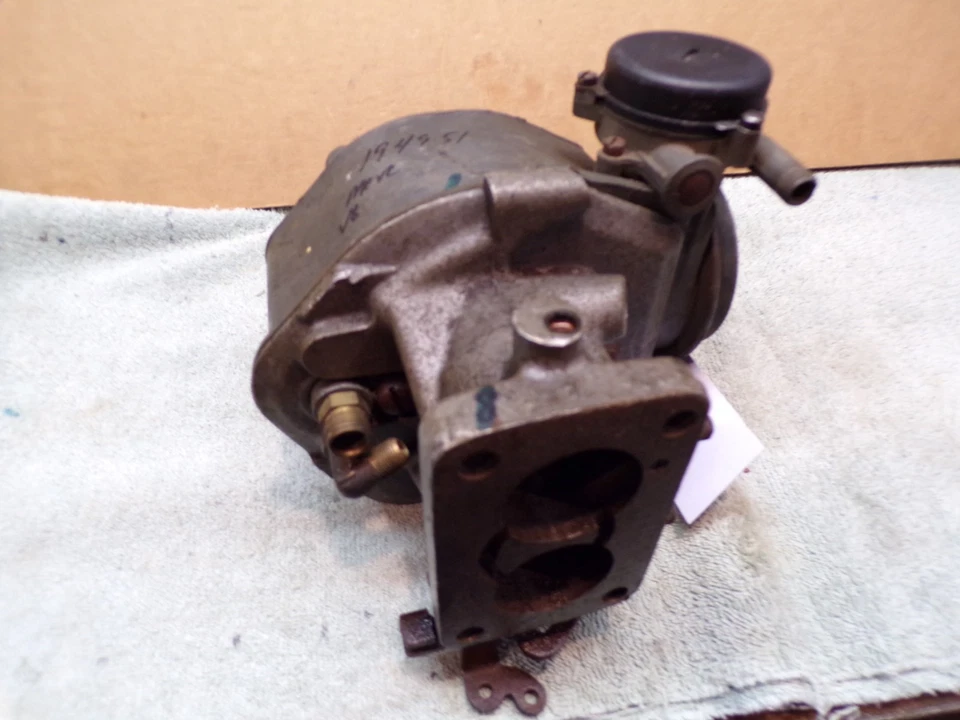 Carburador estrangulador de aire caliente Holley 493-1 1949-51 Mercury V8 Foto 3 de 3
