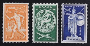 CKStamps: Greece Stamps Collection Scott#C71-C73 Mint NH OG