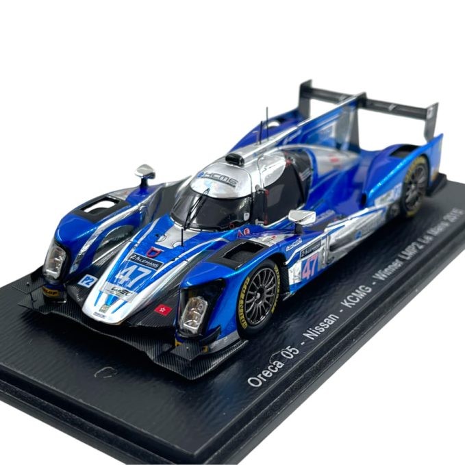 Miniature Spark 1/43 ORECA 05 Nissan KCMG N°47 - Le Mans 2015, édition Rare