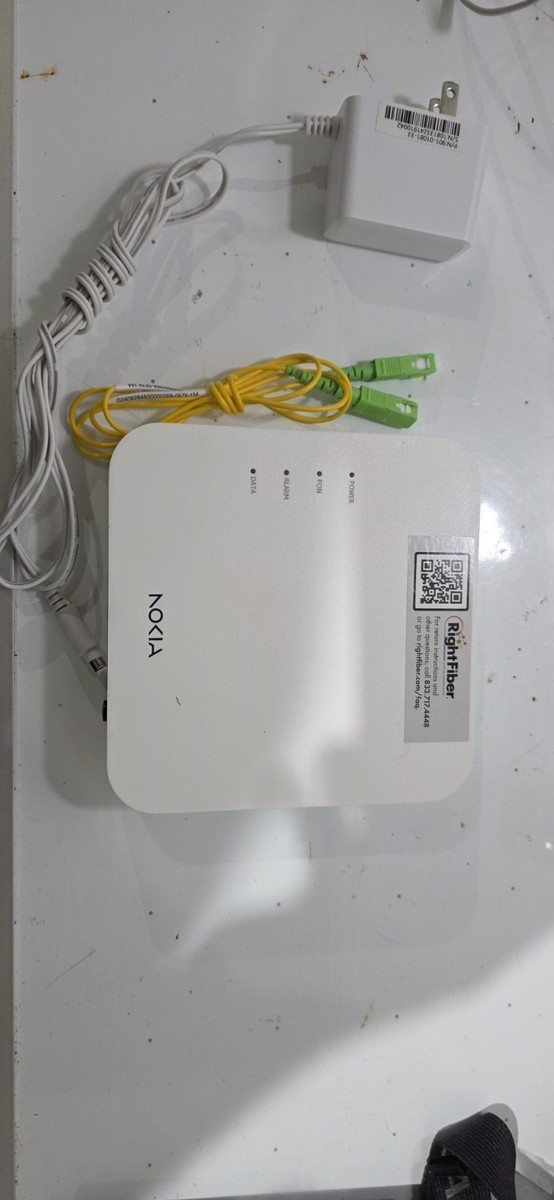 Nokia XS-010X-Q Optical Network Terminal With Power Cord | eBay