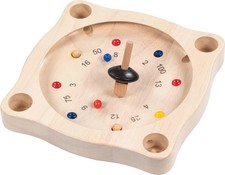 Tiroler Roulette Spiel | 21,5 x 21,5 x 2,9 cm, Holz, per Stück | Spiel | Goki