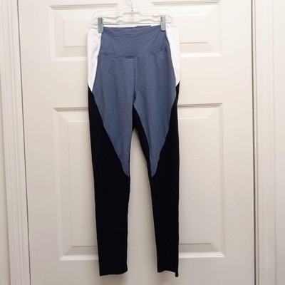 Victoria's Secret Sweat On Point 7/8 Leggings Colorblock Size 8 Pockets Gym
