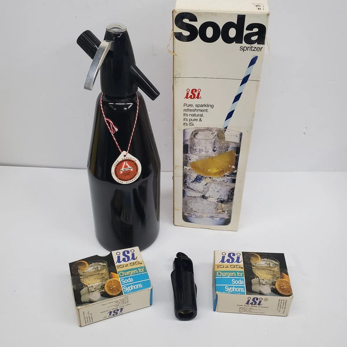Soda sifon alüminyum Soda sifon şişe 1 litre (gümüş) yedek şarj mozaik Soda Alib