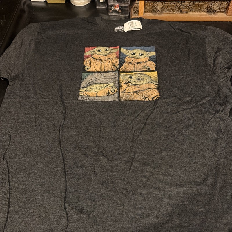 Star Wars The Mandalorian Baby Yoda  Grogu T-Shirt Size Adult 4xlt “NWT"