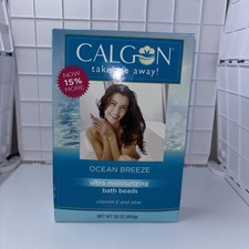 Calgon Ocean Breeze Moisturizing Bath Beads with Aloe  Vitamin E, 30 oz 850 g
