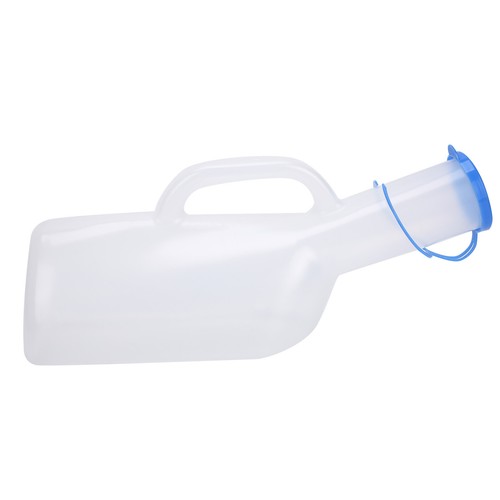 Men Plastic Urinal Male Elderly Bedridden Patient Urine Pee Bottle 1000ml - Picture 10 of 24
