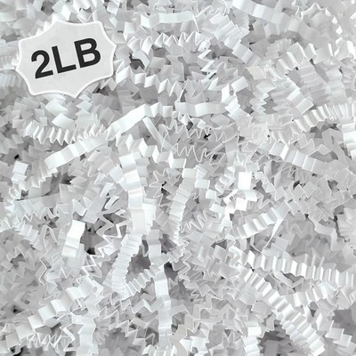 2LB Crinkle Cut Paper Shred Filler for Bag  Box Basket Confetti Paper Shreded
