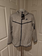 Nike Sportswear Tech Fleece Zip Up Hoodie Grey/Black Men  s Size L CU4490-063