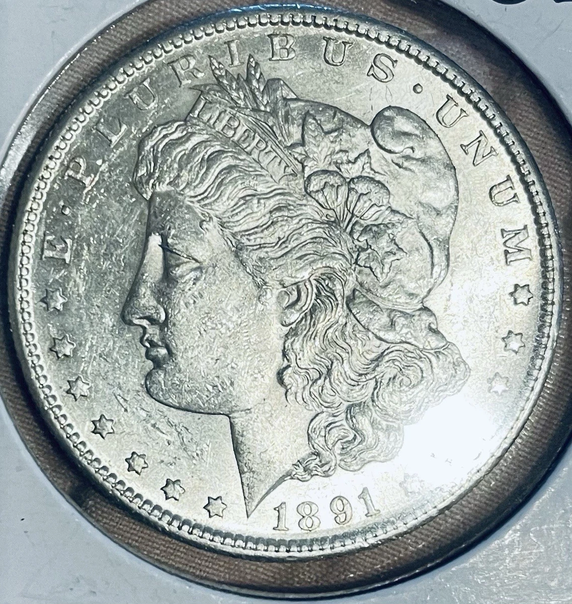 1891年 「モルガンダラー銀貨」VF（very fine）ミントマークS 1891年 「モルガンダラー銀貨」VF（very fine）ミントマークS 【公式通販】