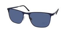 NEW JAGUAR 37510 SUNGLASSES 55-18-145 METAL  PLASTIC BROWLINE 3100 BLUE MENS