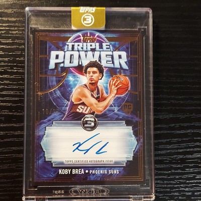 2025-26 Topps Triple Power Autographs Rookie Auto Koby Brea #TP-KB /25 Suns