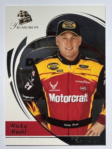 Ricky Rudd Card HOF'er RICKY RUDD 2004 Press Pass Premium CONTENDER NASCAR Racing Card ...