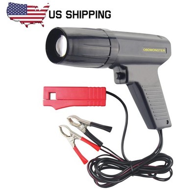 12V Auto Engine Timing Light Gun Inductive Ignition Strobe Lamp Timing Test Tool