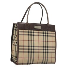 Borsa a mano BURBERRY Nova Check tela beige originale 120347
