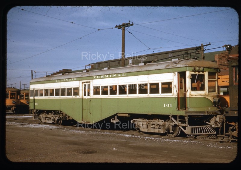 Original Slide ITC #101 Center Entran Illinois Terminal 1953 Granite City IL RBK